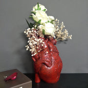 Lovesick Anatomical Heart Ceramic Flower Vase