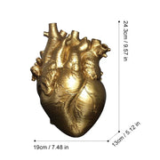 Lovesick Anatomical Heart Ceramic Flower Vase