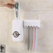 Automatic Toothpaste Squeezer Toothbrush Holder
