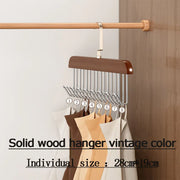 Multi-Hook Space Saver Clothes Organizer Rack
