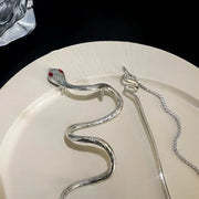 Snake Wrap Long Tassel Chain Hair Pin Clip