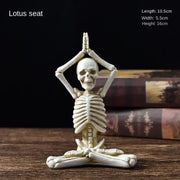 Yoga Master Skeleton Figurine