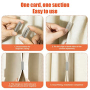 Curtain Lock Magnetic Light-Block Seal Clips
