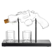 Unique Revolver Liquor Decanter Set