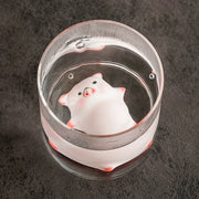 Little Pig Ceramic Tea Tray Decoration