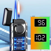 Voice Controlled USB Colorful Double Flame Lighter