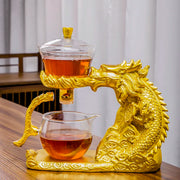 Magnetic Flow Kungfu Turtle Dragon Teapot Infuser