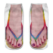 3D Printed Funny Creative Ankle Socks