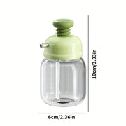 Press Easy Glass Oil Sauce Dispenser Bottle