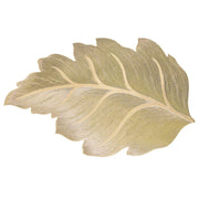 Gold Leaf Shape Decorative Serving Tray