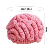 Too Much IQ Knitted Brain Beanie