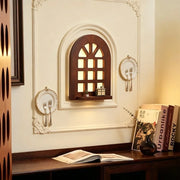 Warm Glow Arch Window Shelf Lamp