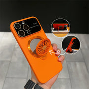 Rotation Heat Camera Protection iPhone Stand Phone Case