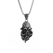 Gothic Skull Octopus Tentacle Necklace