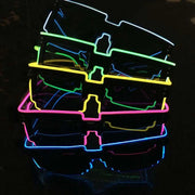 Flashing Luminous 8-Bit Stylish Party Glasses