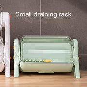 Dust-Proof Kitchen Dish Drainer Rack