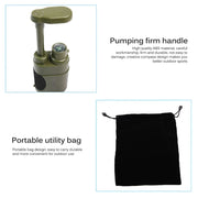 Outdoor Water Filter Camping Survival Tool