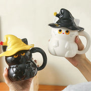 Midnight Witch Cat Mug