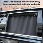 Magnetic Slide Retractable Rail Car Window Curtains