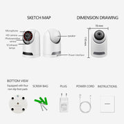 Smart Surveillance Wireless Security Indoor Camera