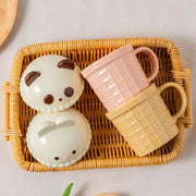 Cartoon Ice Cream Animal Ceramic Mug