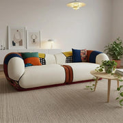 Matissero Bold Patchwork Colorblock Lounge Sofa