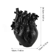 Lovesick Anatomical Heart Ceramic Flower Vase