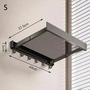 Ultra Suction Expandable Towel Storage Organizer Rack