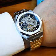 Royale Skeleton Mechanical Men Watch