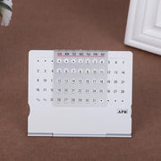 Aluminum Rotating Dial Perpetual Desk Calendar