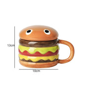 Yummy Hamburger-Shaped Ceramic Hamburger Mug