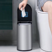Auto Lift Integrated Brush Toilet Can