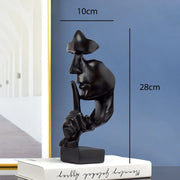Silent Thinker Abstract Face Home Decor