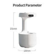 Anti-Gravity Water Droplet Air Humidifier Night Lamp