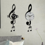 Musical Note Pendulum Wall Clock