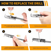 Spring Loaded Anti-Drop Screw Holder Bit