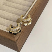Twisted Tale Cuff Earrings