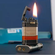 Modern Clear Tank Jet Flame Lighter