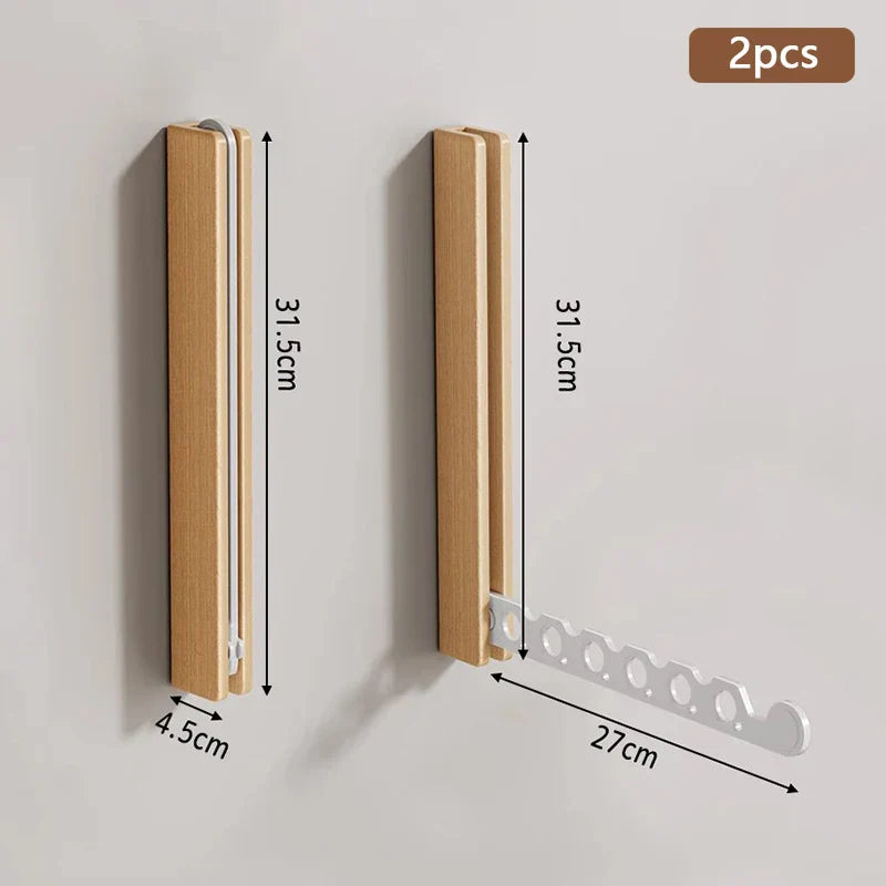 Scandinavian Style Foldable Hanging Clothes Rack