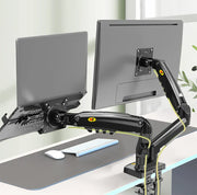 Dual Arm Adjustable Laptop Monitor Riser Mount
