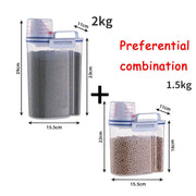 Feed Fresh Pet Food Storage Measuring Container