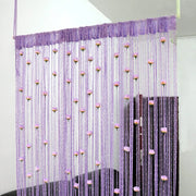 Floral Decorative Hanging Room Divider Curtain
