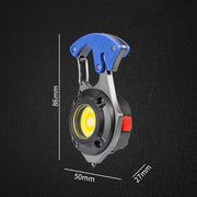 7in1 Pocket Lamp Survival Camping Keychain