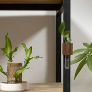 Wooden Magnetic Flower Tube Vase