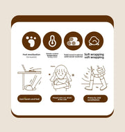 Natural Wood Herbal Heat Circulation Therapy Boots