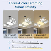 Summer Cool Multi-Propeller Modern LED Ceiling Fan