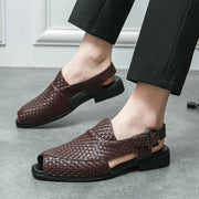Italian Craft Handmade Solid Leather Sandals