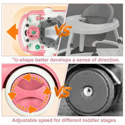 Littlemiles Foldable 5-in-1 Baby Activity Learning Walker