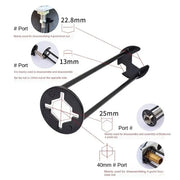 Dual-Headed Easy Repair Faucet Wrench
