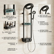Spa Time Rainfall Elegant Digital Shower Set